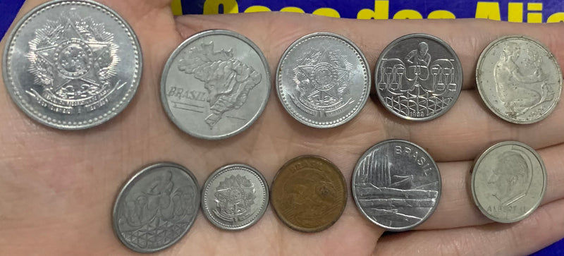 10 Moedas Nacionais