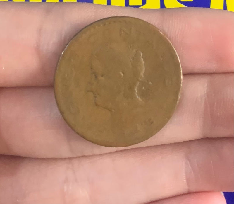 Moeda 5 Centavos 1943 Muito Antiga e Rara Coleção