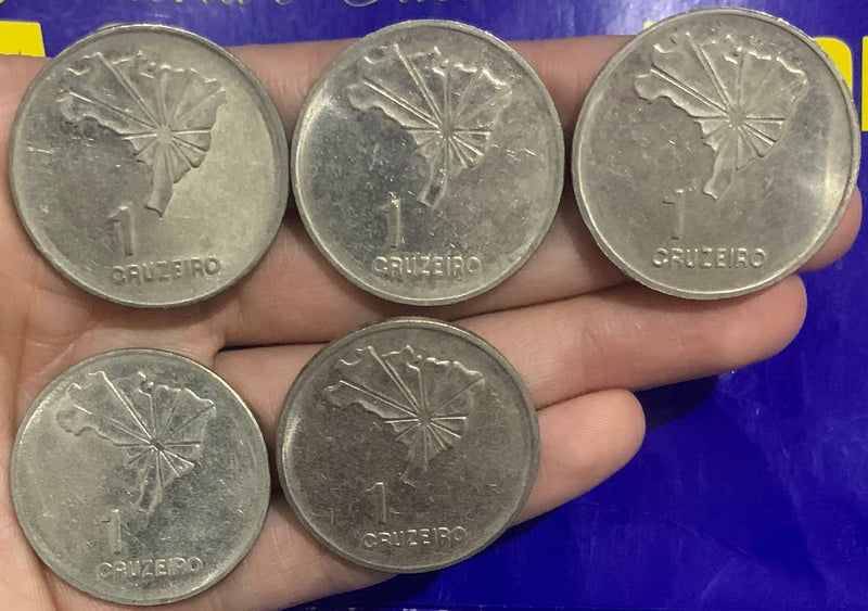 10 Moedas 1 Cruzeiros Raras