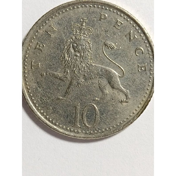 Moeda 10 TEN PENCE Elizabeth II