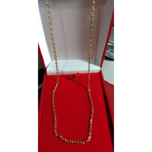 Corrente Cadeado 3  Mm / Ouro 18k /oco / 12.50 G / 60 Cm