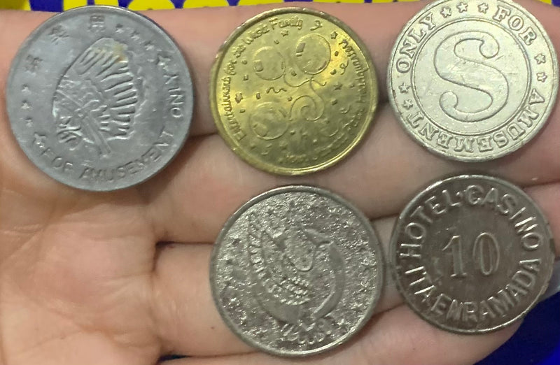 Moedas Estangeiras 5 Moedas Raras