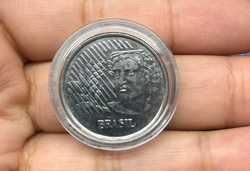 2 Moedas 1 Real 1994 Novas na Cápsula