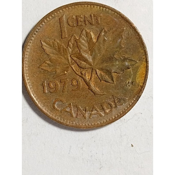 Moeda 1cent 1979 Elizabeth II sue rara pra colecionadores