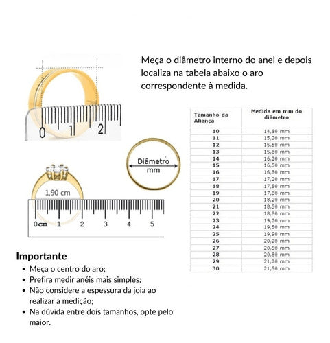 Anel Polegar 2mm Em Ouro 18k 750 Peso 1.50 Gramas