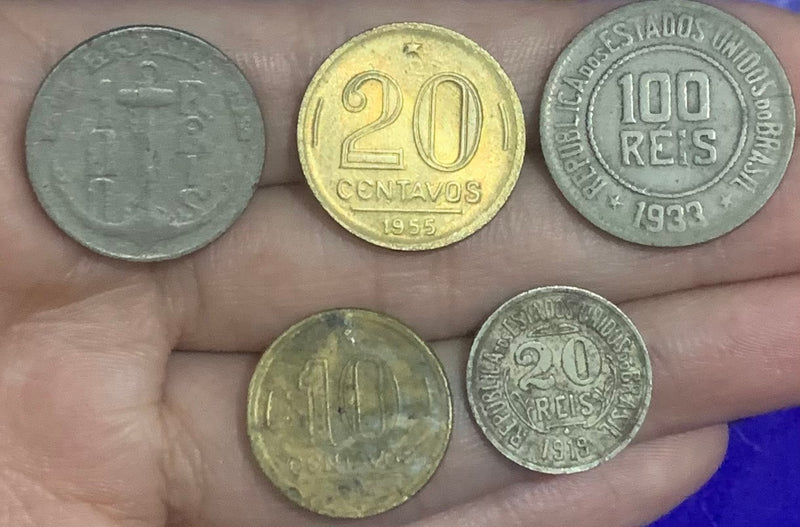 10 Moedas Reias e Cruzeiros