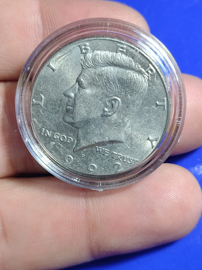 Moeda De Half Dollar De 1992 Kennedy Origem Usa moeda pretegida